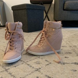 JustFab Wedge Sneakers